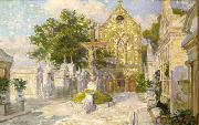 unknow artist Saint Roch Cemetery Chapel and Campo Santo USA oil painting artist